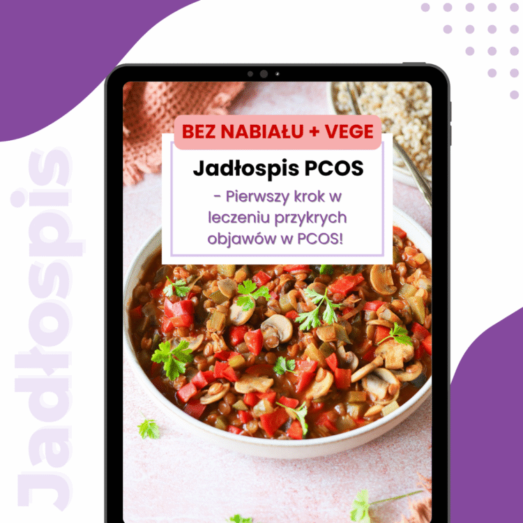 E-book: Jadłospis PCOS wege bez nabiału